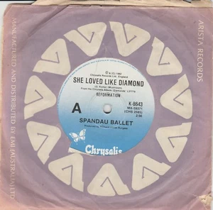 Spandau Ballet - She Loved Like Diamond - 1982 7" single 45rpm - Picture 1 of 1