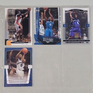 Gilbert Arenas Card Lot 4 Cards NBA Basketball Cards  Warriors Wizards