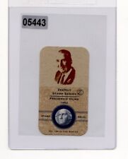 #05443 FREDERICK HUME 1962 Rare Stamp Collector Card