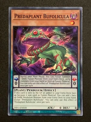 Predaplant Bufolicula | DIFO-EN018 | Common | 1st Edition | YuGiOh TCG - Image 1 of 3