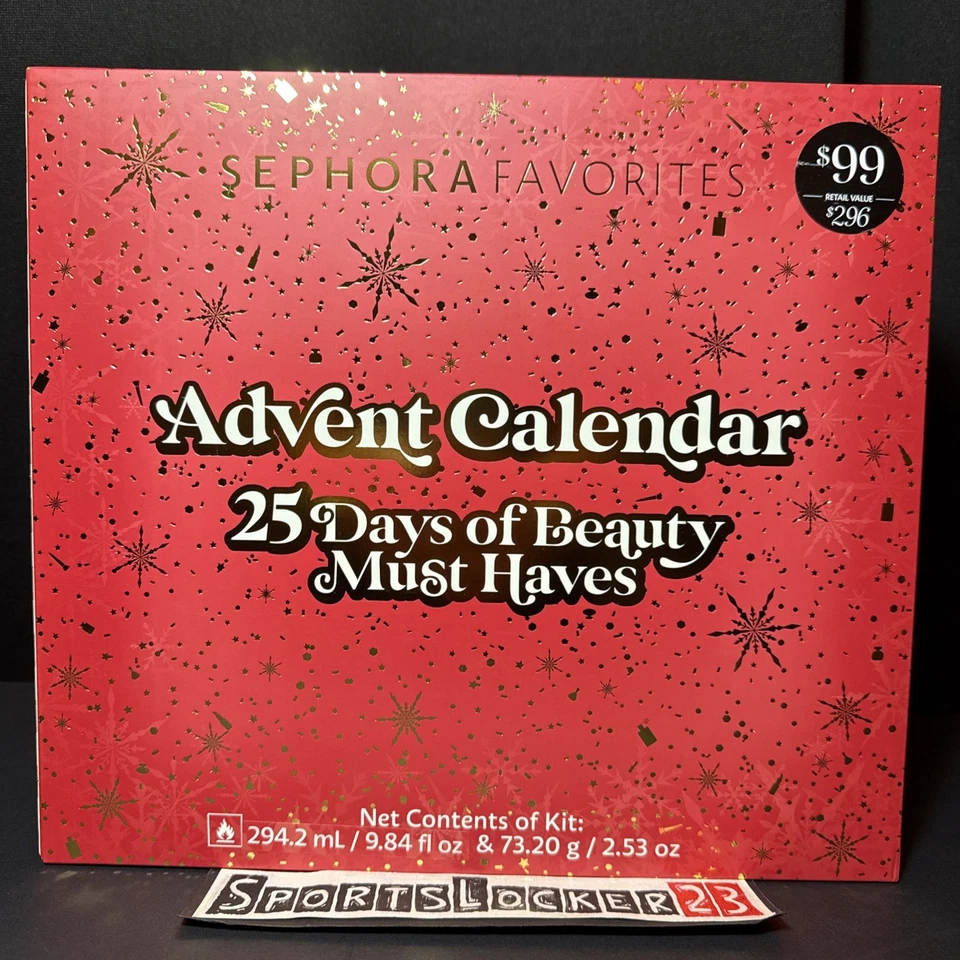 Sephora Favorites Advent Calendar 25 Days Of Beauty Must Haves 2025 -