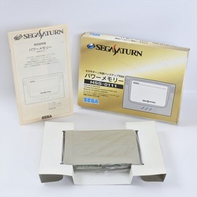 Sega Saturn GRAY POWER MEMORY HSS-0111 Boxed Official C 1126 ss