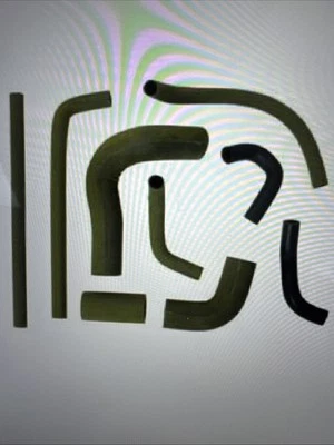 Kit de manguera de refrigerante verde 75-76 Triumph TR6 NUEVO EN CAJA Foto 1 de 2