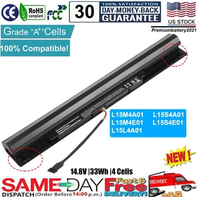 Batería L15S4A01 L15L4A01 para Lenovo V4400 Ideapad 100-15IBD 100-14IBD 110-17ACL Foto 1 de 4