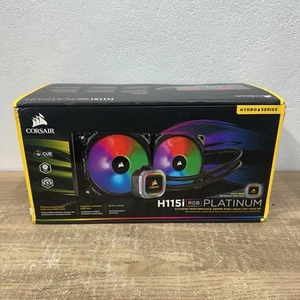 Corsair Hydro Series H115i RGB Platinum 280mm Radiator AIO Liquid CPU Kühler - Bild 1 von 4