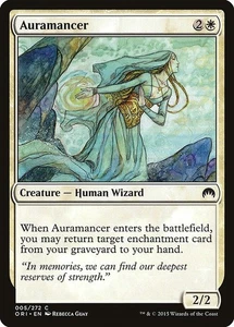Auramancer 4x FOIL ORI MTG Magic Origins Common MINT white - Picture 1 of 1