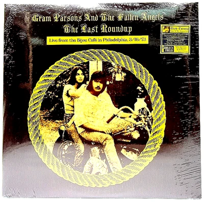 Gram Parsons & The Fallen Angels- "Last Roundup (Live From The Bijou Café) 2xLP - Image 1 of 4