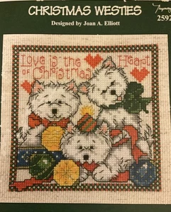 Christmas Westies Cross Stitch by Imaginating, Inc - 2009 - Picture 1 of 2