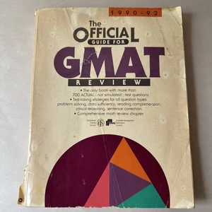 The Official Guide for GMAT Review 1990-92 Edition (Vintage Test Prep Book) - Picture 1 of 9