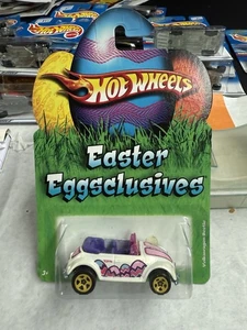 Hot Wheels Easter Eggsclusives (2009) Mattel weiß Volkswagen Käfer Auto - Bild 1 von 3