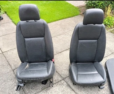 Saab 93 Front Heated Leather Seats 2007-2011 - Image 1 of 4