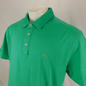 Camisa polo de golf Tommy Bahama Island ZONE verde para hombre talla XL logotipo marlin - Imagen 1 de 15