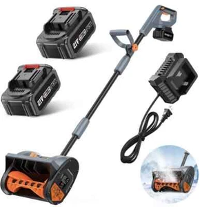 TaskStar 12" 21V Cordless & Snow Shovel- Electric Shovel with Two Battery - Picture 1 of 13
