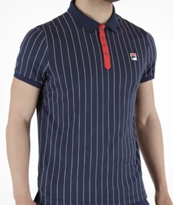 Polo Fila Bjorn Borg Heritage - Icónico Azul Abierto de EE. UU. Camisa de Tenis de Rendimiento - Imagen 1 de 11