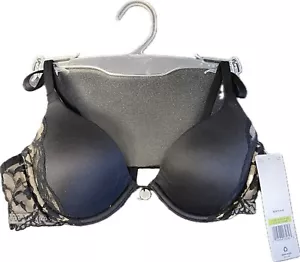 New DKNY Signature Skin Fit to Flex Demi Bra 32B #453231 Black B137 - Picture 1 of 2
