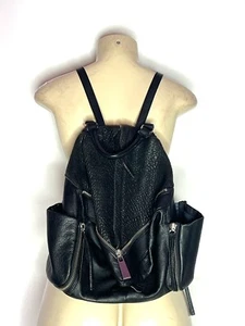 DIESEL BRAND PEBBLE LEATHER BLACK LEATHER BACKPACK - Bild 1 von 6