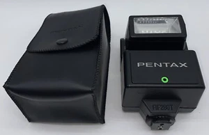 Pentax AF280T Xenon Shoe Mount Flash & Case for Pentax SLR Camera Vintage Japan - Picture 1 of 17