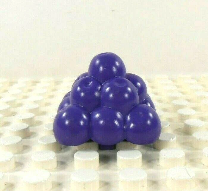 Lego Duplo Artículo Helado/Cupcake Fruta Topping (1) Uva Púrpura Foto 1 de 2