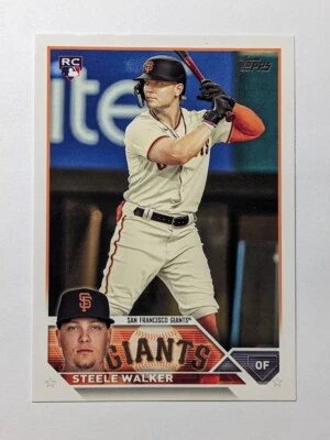 Steele Walker 2023 Topps Series One RC #264 San Francisco Giants - Image 1 of 2