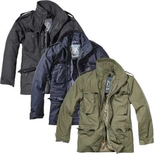 Brandit Mens Classic M65 Field Jacket Removable Quilted Liner Military Army Coat - Picture 1 of 19