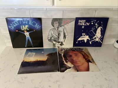 Barry Manilow LP Lot Of 5 Records with inner sleeves   12"   33 RPM  LP Foto 1 de 4
