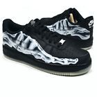 NWT Nike Air Force 1 07 QS Skeleton X-Ray Black Halloween 2019 Mens 11 AUTHENTIC