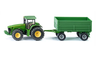 Siku 1953 John Deere with trailer 1:50 scale tractors John Deeres 8000 tractor - Image 1 of 4