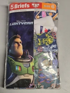 Disney Pixar Buzz Lightyear 5 Boys Briefs Size 6 New in Package - Picture 1 of 4