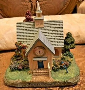 Thomas Kinkade ~ The Forest Chapel ~ w/ Battery Operated Clock 2004 Collectible - Picture 1 of 5