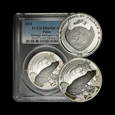 PALAU. 2011, 2 Dollars, Silver - PCGS PR69 - Top Pop 🥇 Orange Atelopus Certus