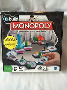2148) Board Game U-Build Monopoly Hasbro Brand NEVER PLAYED - Picture 1 of 6