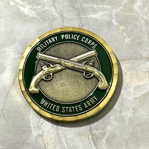Moneda Oficial Ejército de Estados Unidos MP Policía Militar Desafío AYUDAR-DEFENDER-PROTEGER 1.75" - Imagen 1 de 2