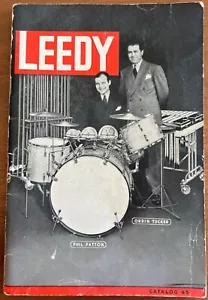 Original 1941 Leedy Drum & Accessories Catalog - Catalog 45 - Picture 1 of 7
