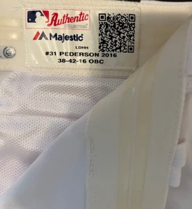 Joc Pederson Game Usados Los Angeles Dodgers Pantalones MLB Pegatina | Sin Certificado - Imagen 1 de 3