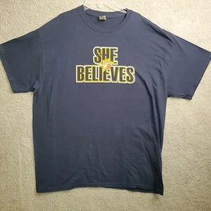 Women's Basketball T Shirt She Believes Men's Size XL - Picture 1 of 6