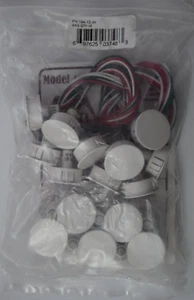 Confezione da 10 - GRI 194-12 Set di interruttori magnetici da incasso per porta 1", Bianco - Nuovo 194-12-W - Foto 1 di 2