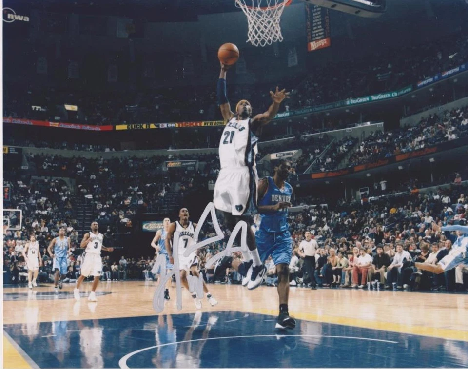 HAKIM WARRICK 签名 8x10 光面彩色照片 正品证书* — 第 1/1 张图片