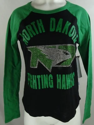 North Dakota Fighting Hawks NCAA Touch Women’s Raglan Thermal T-Shirt - Image 1 of 4