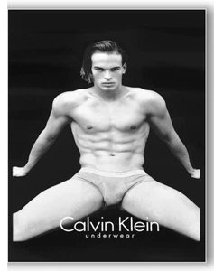 Calvin Klein 1995 Rare Ad - Featuring JOEL WEST • 18x24" POSTER • Collectible ! - Picture 1 of 9
