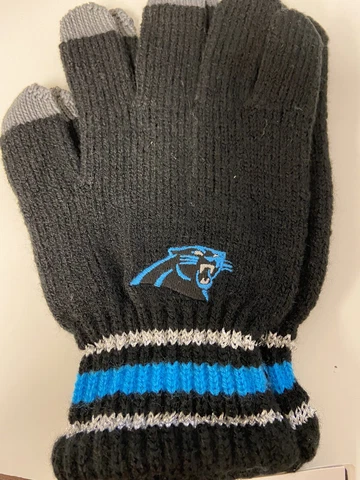 Carolina Panthers NFL Women's Ellie Glove 47 Brand One Size Black, Blue  C Cover