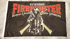 Flag Flag Firefighter - Rescue Clear Mountains Protect - 90 x 150 cm