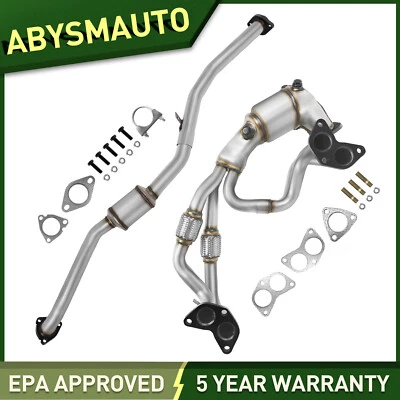 Front & Rear Catalytic Converter Set For 2006-2009 Subaru Legacy / Outback 2.5L - Image 1 of 4