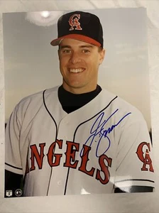 JT Snow California Angels Signed 8x10 Glossy Photo VHTF - Picture 1 of 3
