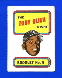 1970 Topps STORY BOOKLETS SET BREAK #8 TONY OLIVA MINNESOTA TWINS (SB2) - Picture 1 of 1