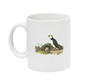 Atlantic Puffin James Audubon Birds Ceramic Coffee Tea Mug Cup 11 Oz - Picture 1 of 2