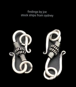 NU10 2X Brushed Silver S-hook DIY shipped from Sydney JCE11 - Picture 1 of 1