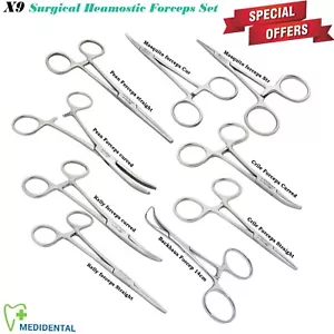 Hemostatic Forceps KELLY Crile Mosquito Pet Hair Care Dental Trim CE - Picture 1 of 14