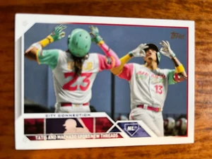 FERNANDO TATIS JR / MANNY MACHADO SAN DIEGO PADRES-OF/SS-3B US247 TOPPS 2023 - Picture 1 of 2