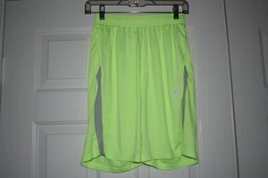 Nike Dri-Fit Youth Size XL Neon Yellow Green Athletic Shorts - Picture 1 of 7