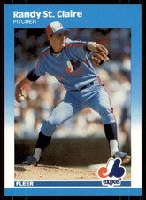 1987 Fleer Update Glossy Randy St. Claire Montreal Expos #U-113